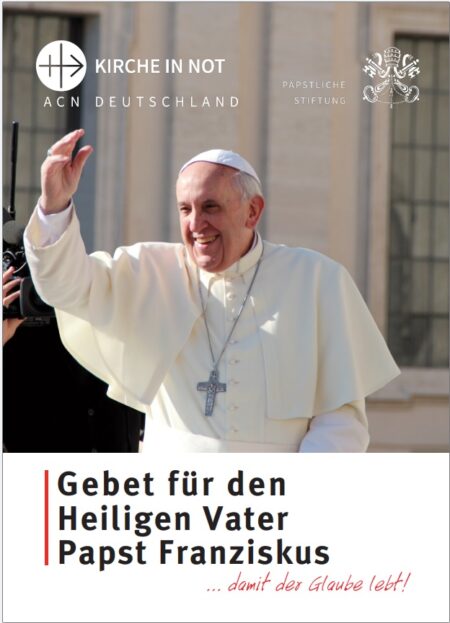 Gebetsblatt: <br class=”clear” />Gebet für Papst Franziskus