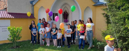 Ukraine: Renovierung eines Kirchturms